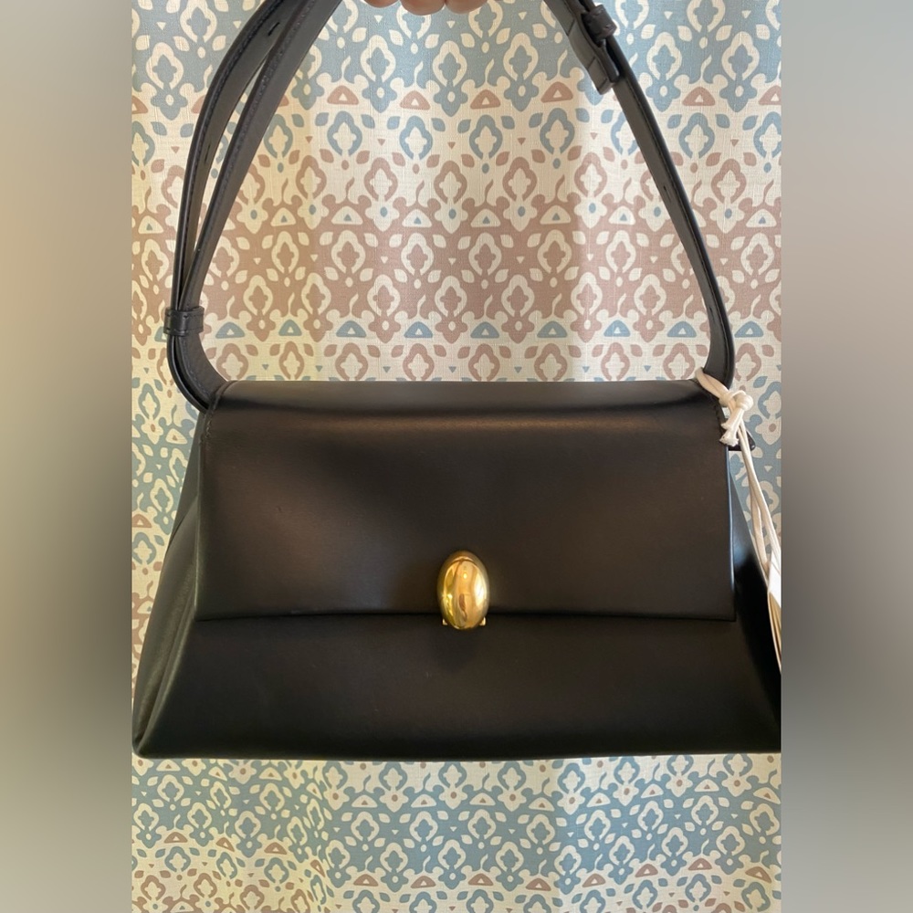 NWT Jil Sander Almond Medium Leather Shoulder Bag - Picture 8 of 16